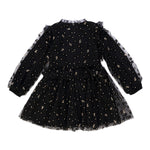 LIU JO abito manica lunga tinta unita in tulle Nero per Neonata KF4102N NERO LIU JO 