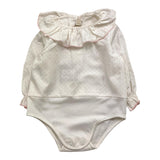 LA STUPENDERIA camicia modello body tinta unita con fantasia stelle Bianco per Neonata TBBD52 BIANCO LA STUPENDERIA 