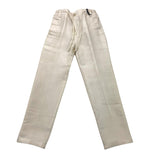 Emanuel Pris Einfarbige Hose mit elastischer Taille Beige für Jungen