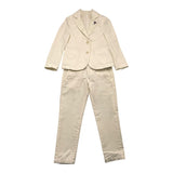 Sp1 Komplett 2-teilige Jacke-Hose Einfarbig Creme Für Jungen