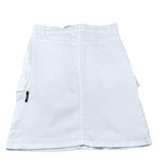 Balmain Gonna Tinta Unita con Bottoni per Bambina BW7A41 BIANCO BALMAIN 