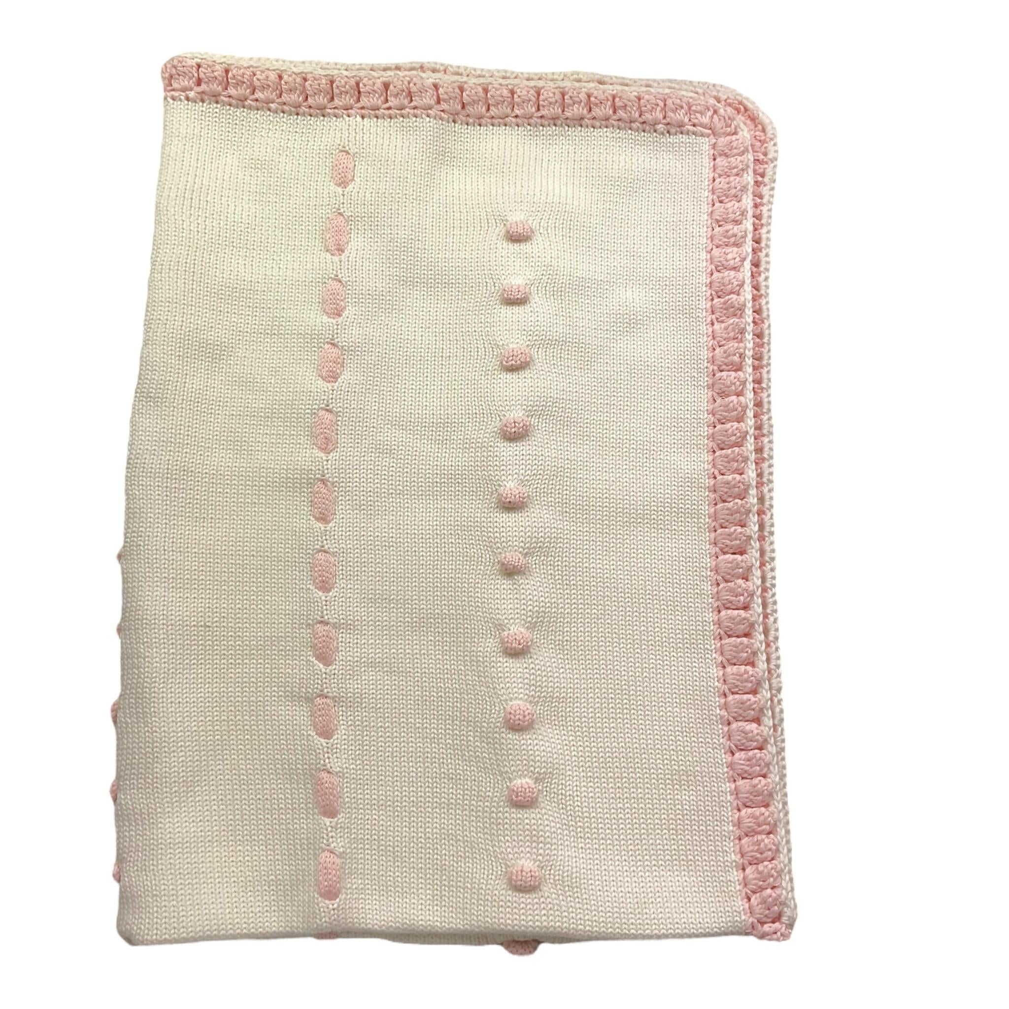 PICCOLA GIUGGIOLA coperta tinta unita con applicazioni in contrasto Bianco per Neonata MIRTOO BIANCO PICCOLA GIUGGIOLA 