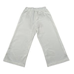 pantalone tinta unita con elastico in vita PE51172G73X PANNA PLEASE 