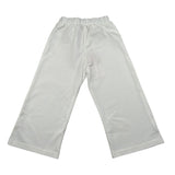 pantalone tinta unita con elastico in vita PE51172G73X PANNA PLEASE 