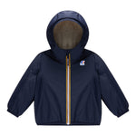 K-WAY giubbino tinta unita con cappuccio Blu per Neonato K61157WWX BLU K-WAY 