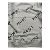 Most Los Angeles Crewneck Sweatshirt Einfarbiges Logo Grün Für Jungen