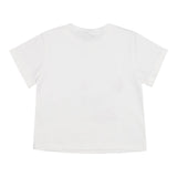 Twinset T-Shirt mit Rundhalsausschnitt, einfarbig, mit weißem Aufdruck für Baby-Mädchen