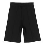 Balmain Bermuda Einfarbig Mit Knöpfen Schwarz Für Jungen