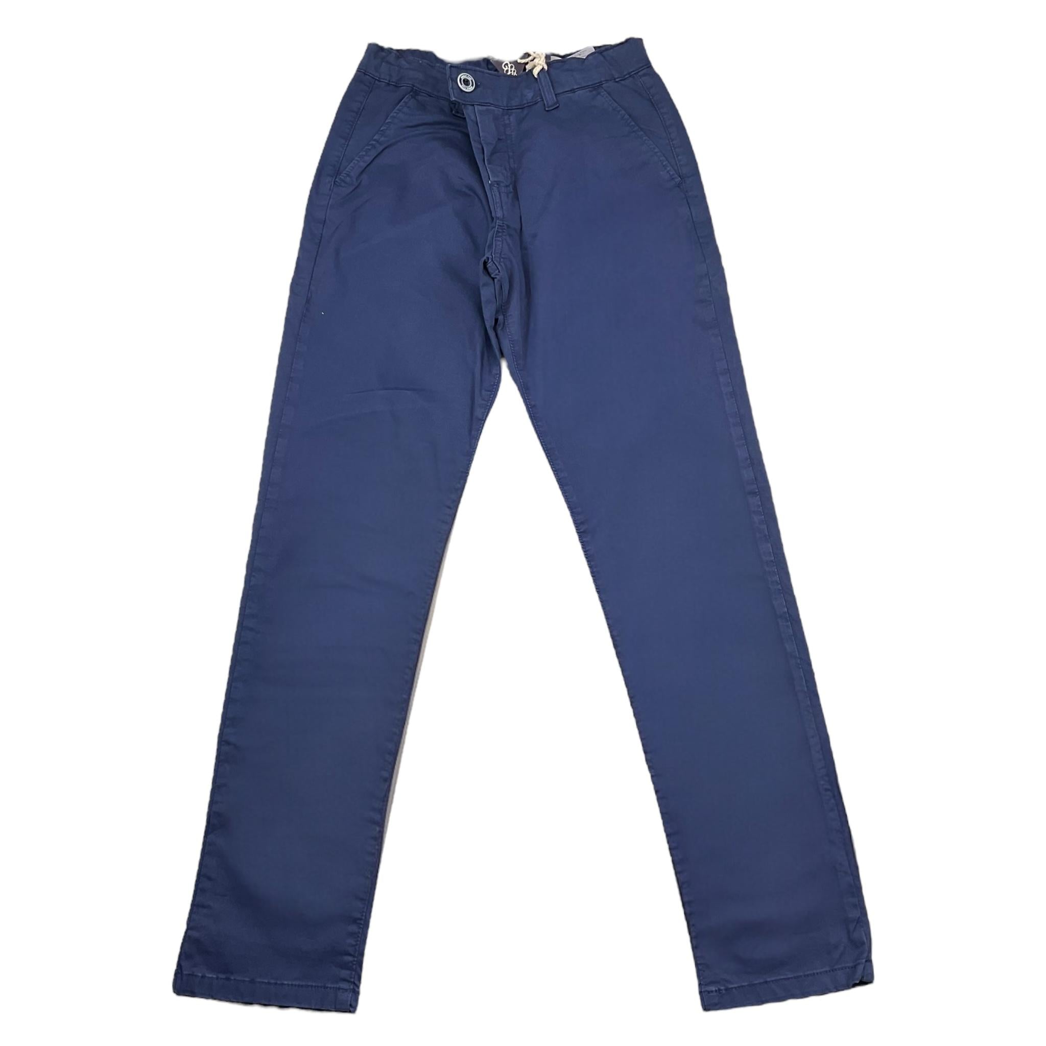 Great Fun Pantalone Tinta Unita con Girovita Regolabile per Bambino PNMJPT0585 BLU GREAT FUN 