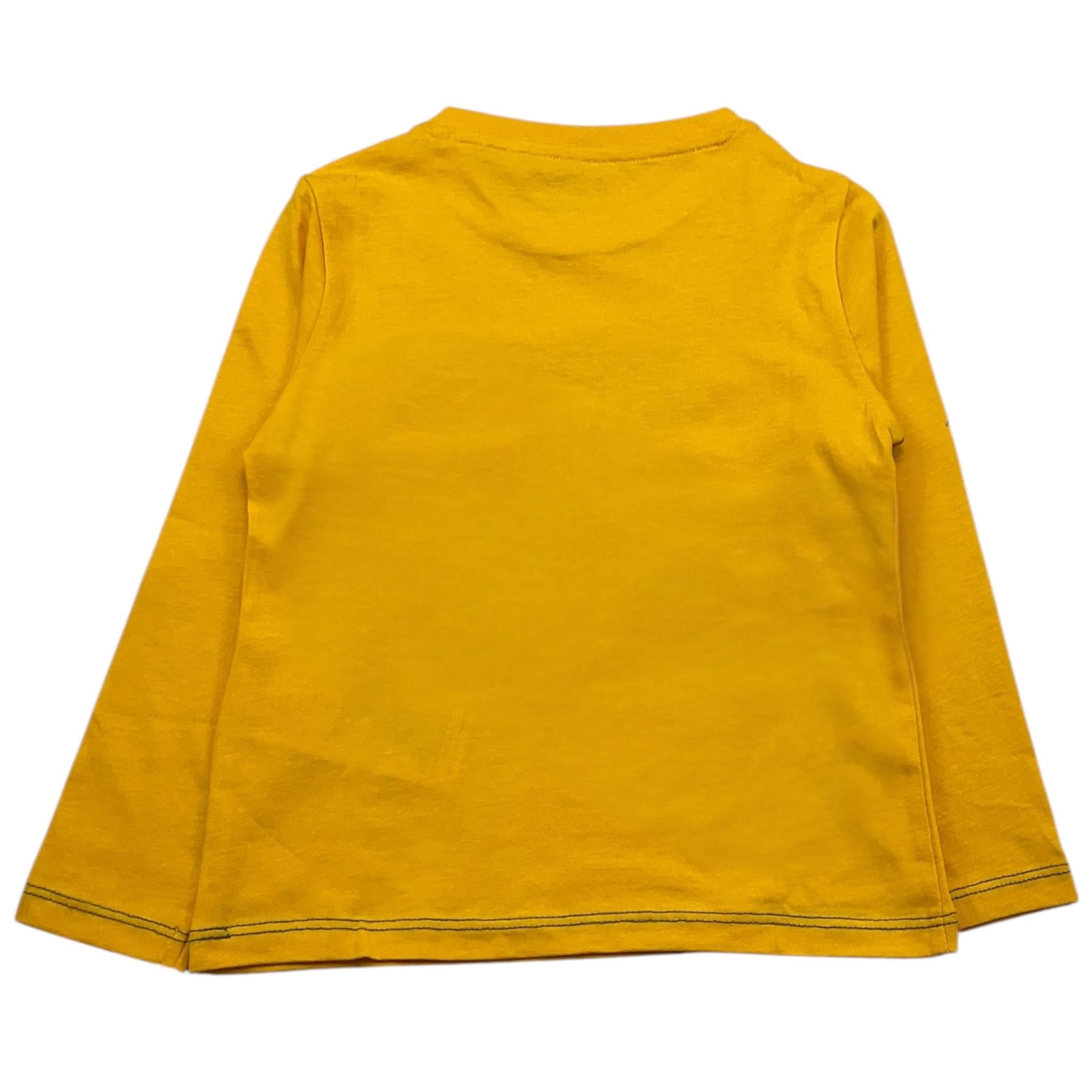 GUESS shirt girocollo tinta unita con stampa Giallo per Neonato N4YI01K8HM4NXXXX GIALLO GUESS 
