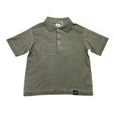 Aspesi Poloshirt Einfarbig Halbarm Grün Für Jungen