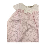 Emc Einfarbiges Halbarmkleid mit rosa Culotte für Baby Mädchen