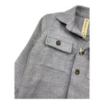 NUPKEET cappotto tinta unita con bottoni Grigio per Bambino 4DNK367 GRIGIO NUPKEET 