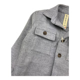 NUPKEET cappotto tinta unita con bottoni Grigio per Bambino 4DNK367 GRIGIO NUPKEET 