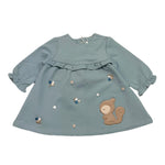 MAYORAL abito tinta unita con ricami Azzurro per Neonata 2885X AZZURRO MAYORAL 