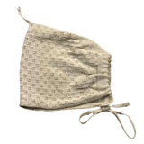 Wedoble Schlichte beige Spitzenmütze für Baby Mädchen
