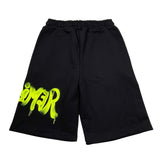Disclaimer Bermuda Tinta Unita con Logo per Bambino 25EDK58420 NERO DISCLAIMER 