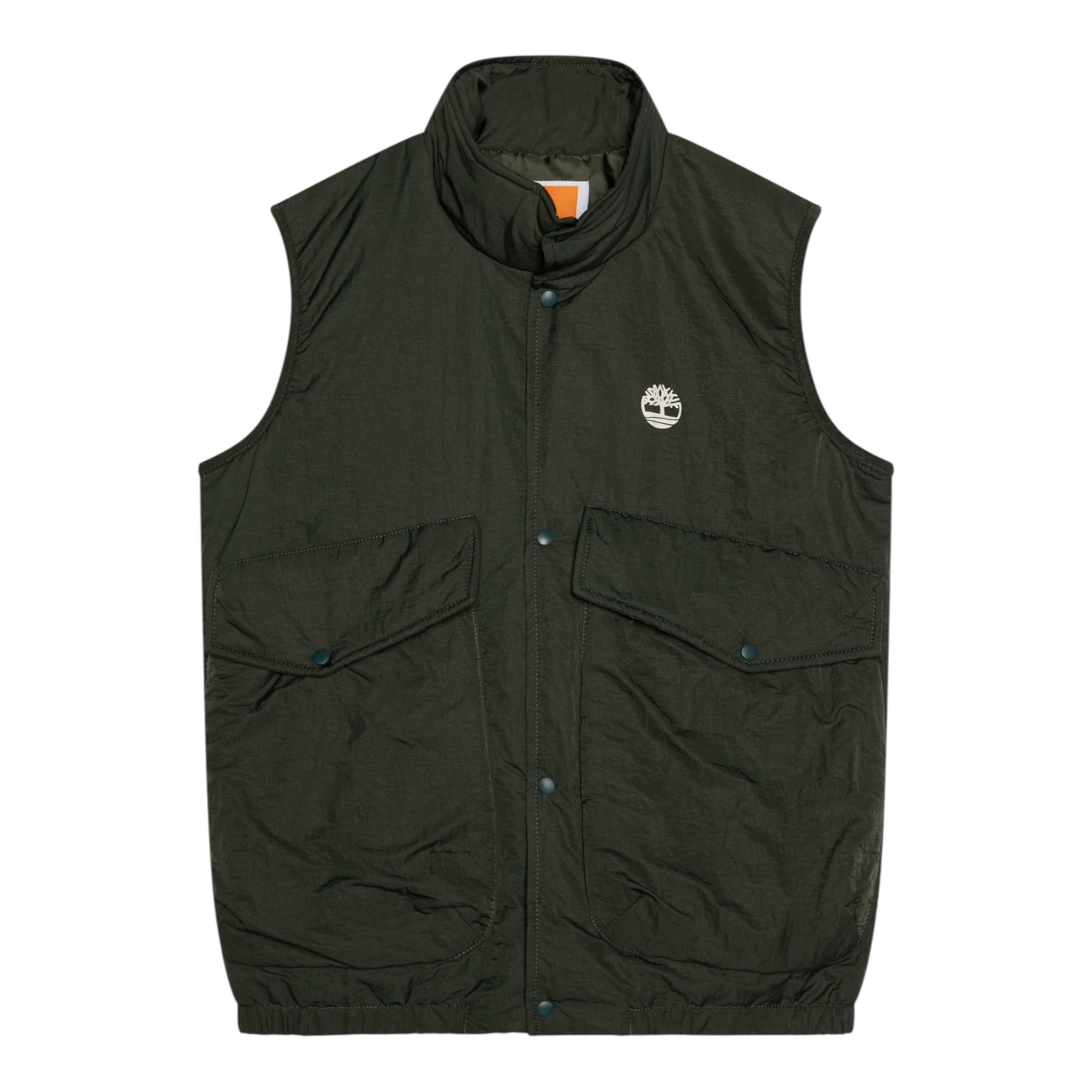 Timberland Smanicato Tinta Unita con Logo per Bambino T60480 VERDE TIMBERLAND 