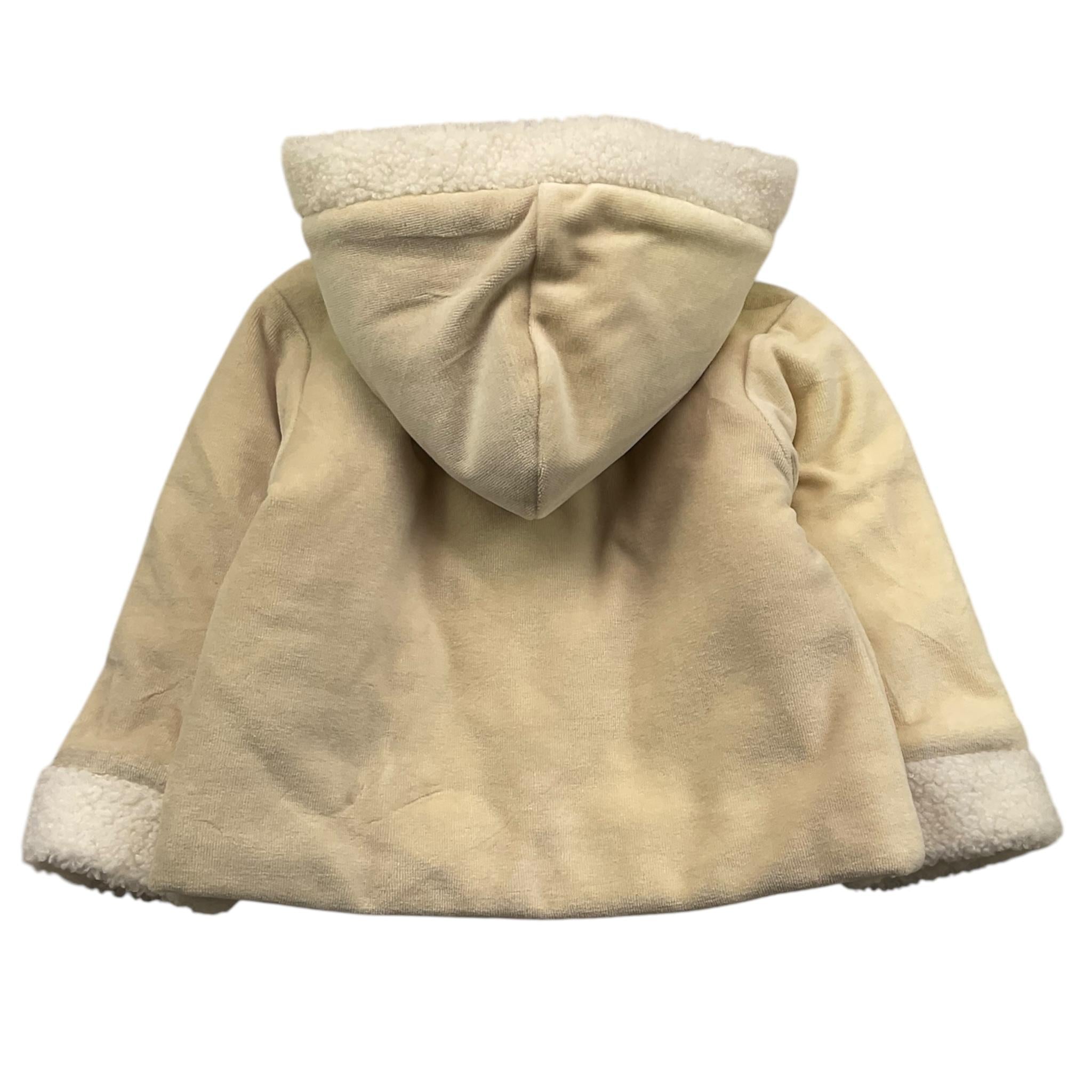 LE BEBE' cappotto tinta unita con cappuccio in ciniglia Beige per Neonata LBG6160 BEIGE LE BEBE' 