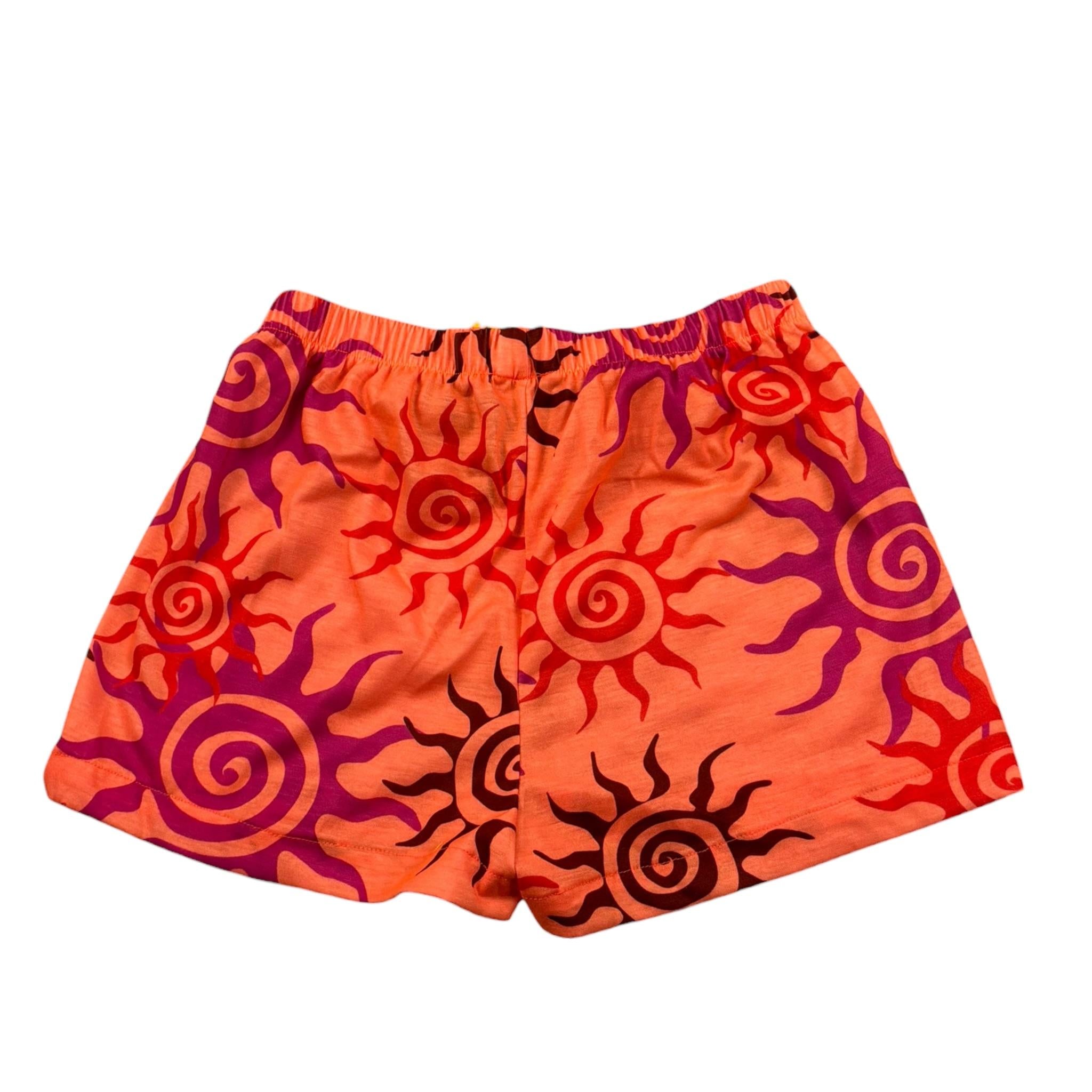 F**K Short Tinta Unita Stampa Fantasia per Bambina FJ25G5F04S0X40 ARANCIONE F**K 