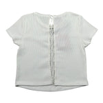 t-shirt girocollo tinta unita GA5151X BIANCO LIU JO 