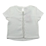 t-shirt girocollo tinta unita GA5151X BIANCO LIU JO 
