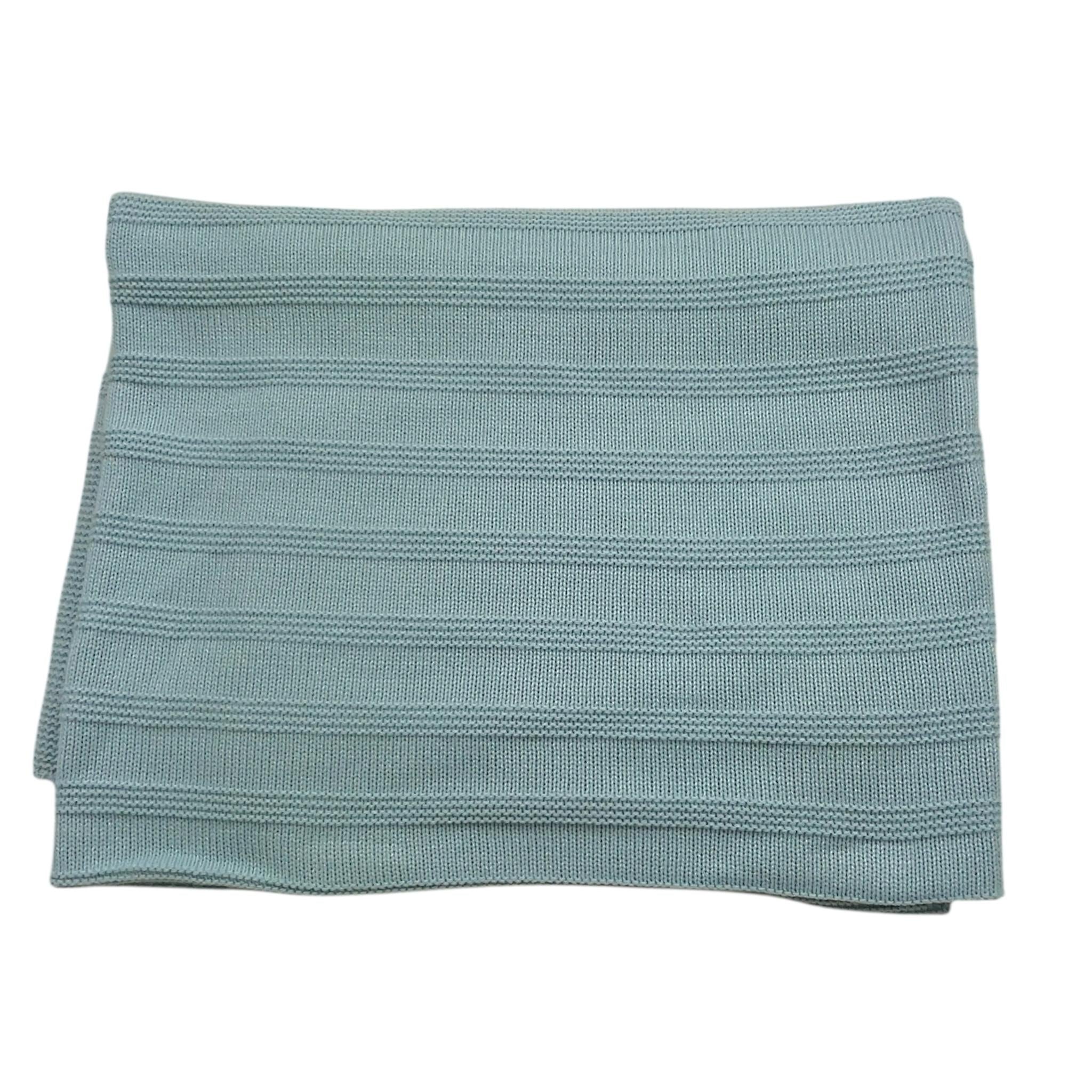 JULIANA coperta tinta unita  Verde acqua per Neonato 24532 VERDE ACQUA JULIANA 