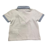 Bikkembergs Polo Mezza Manica Tinta Unita con Colletto In Contrasto per Neonato BK2184 BIANCO BiKKEMBERGS 