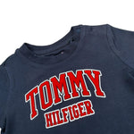 Tommy Hilfiger T-Shirt tinta unita con Stampa Blu per Neonato KN0KN01272 BLU TOMMY HILFIGER 
