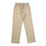 Trussardi Einfarbige Hose mit elastischem Bund Beige für Jungen