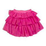 Miss Blumarine Einfarbiger Rock mit elastischer Taille Fuchsia für Baby Mädchen