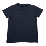 Daniele Alessandrini Schlichtes T-Shirt mit blauem Aufdruck für Kinder