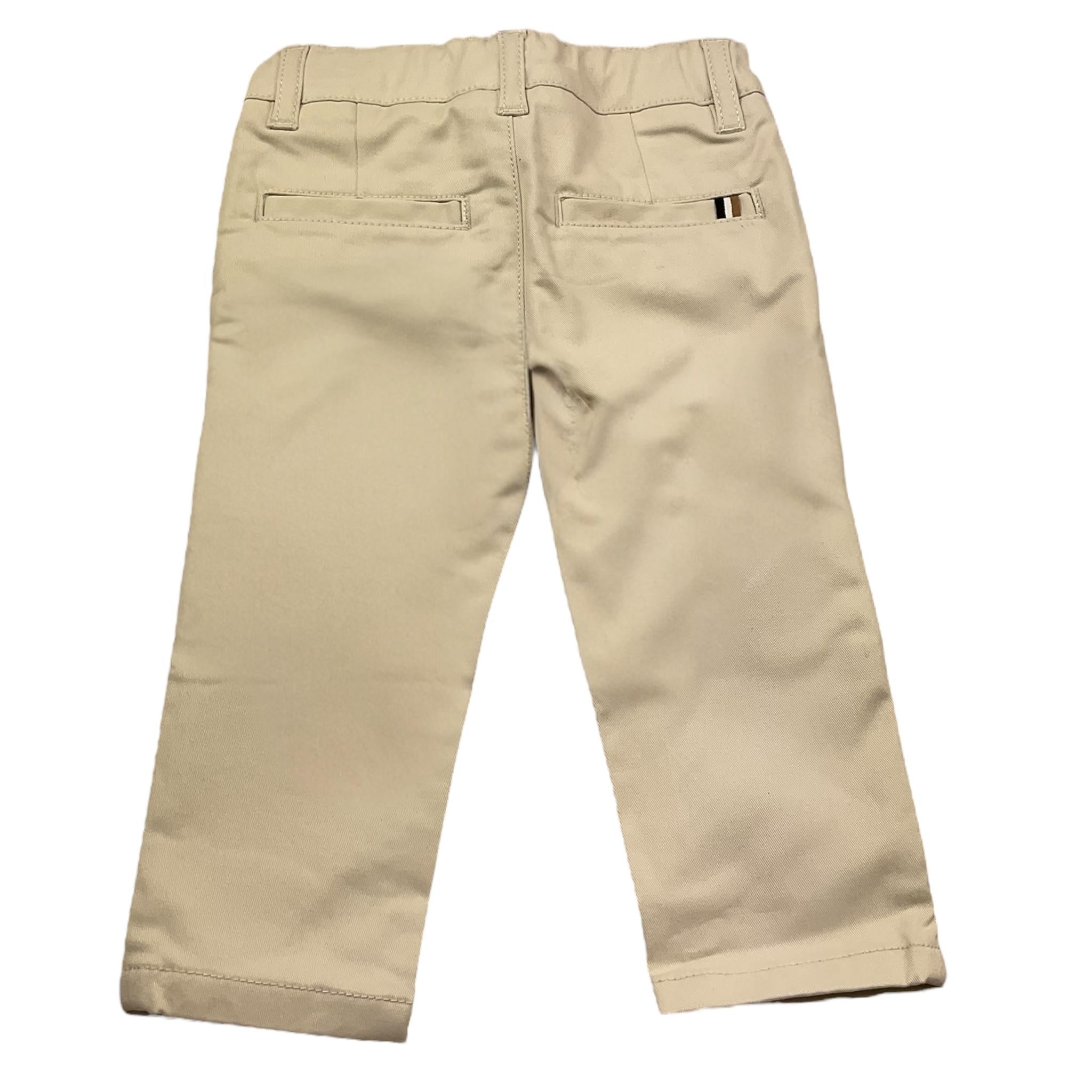 Boss Pantalone Tinta Unita con Girovita Regolabile per Neonato J52077 SABBIA BOSS 