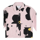 Marc Jacobs Giubbino In Denim Tinta Unita con Fantasia Fiori per Neonata W60424N ROSA MARC JACOBS 