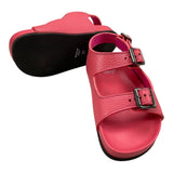Gallucci Einfarbige Sandalen mit Schnallenverschluss Rosa für Baby Mädchen
