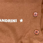 DANIELE ALESSANDRINI felpa tinta unita con cappuccio e stampa Marrone per Bambino 1231F00034 MARRONE DANIELE ALESSANDRINI 