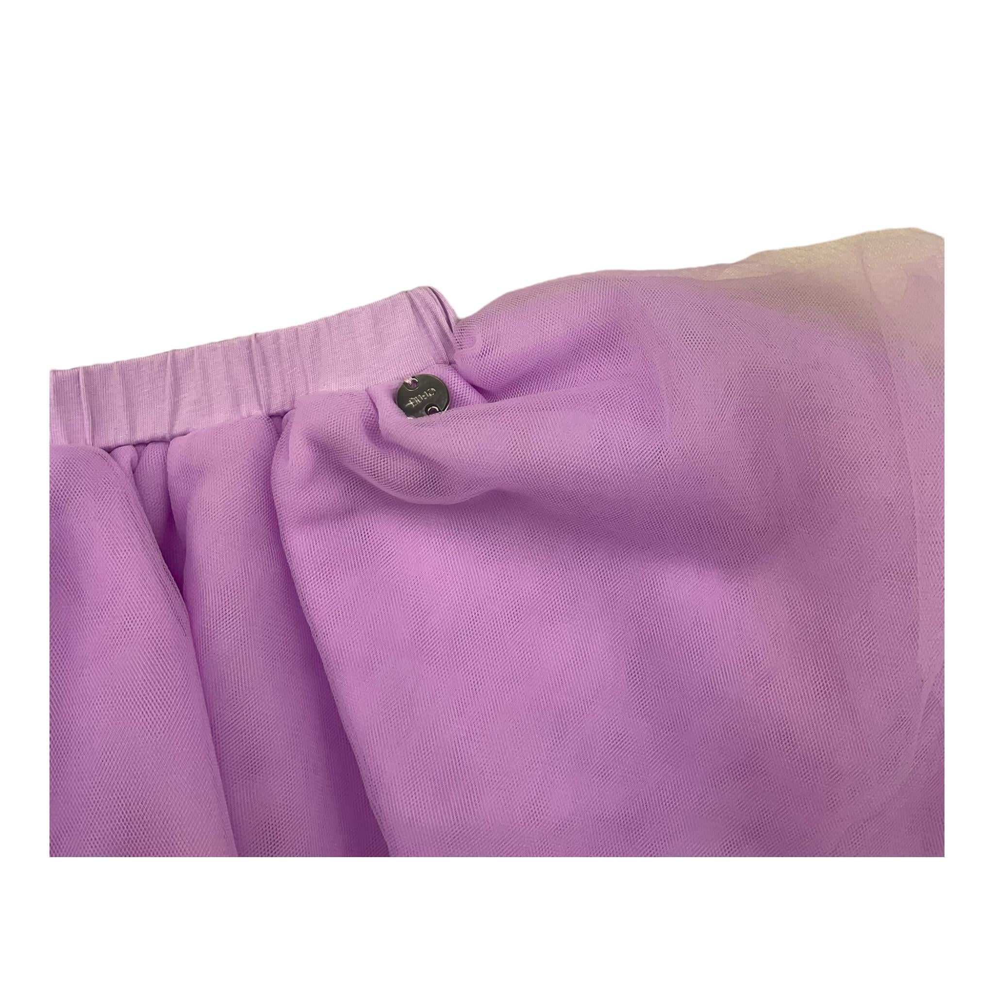 Liu Jo Gonna Tinta Unita In Tulle per Neonata HA5059 LILLA LIU JO 