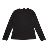 MARC ELLIS shirt girocollo tinta unita con stampa Nero per Bambina JMJTS15498 NERO MARC ELLIS 