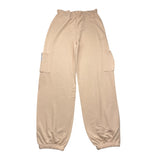 Minimo Hose Modell Trainingsanzug Einfarbig Mit Elastischer Taille Beige Für Mädchen
