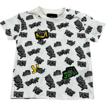 John Richmond T-Shirt Girocollo Tinta Unita con Stampe per Neonato RIP26114TS BIANCO JOHN RICHMOND 