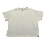 Vicolo Camicia Mezza Manica tinta unita Avorio per Bambina 3146M00087 AVORIO VICOLO 