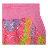 Billieblush Neonpinke Pailletten-Shorts in Volltonfarbe für Baby-Mädchen