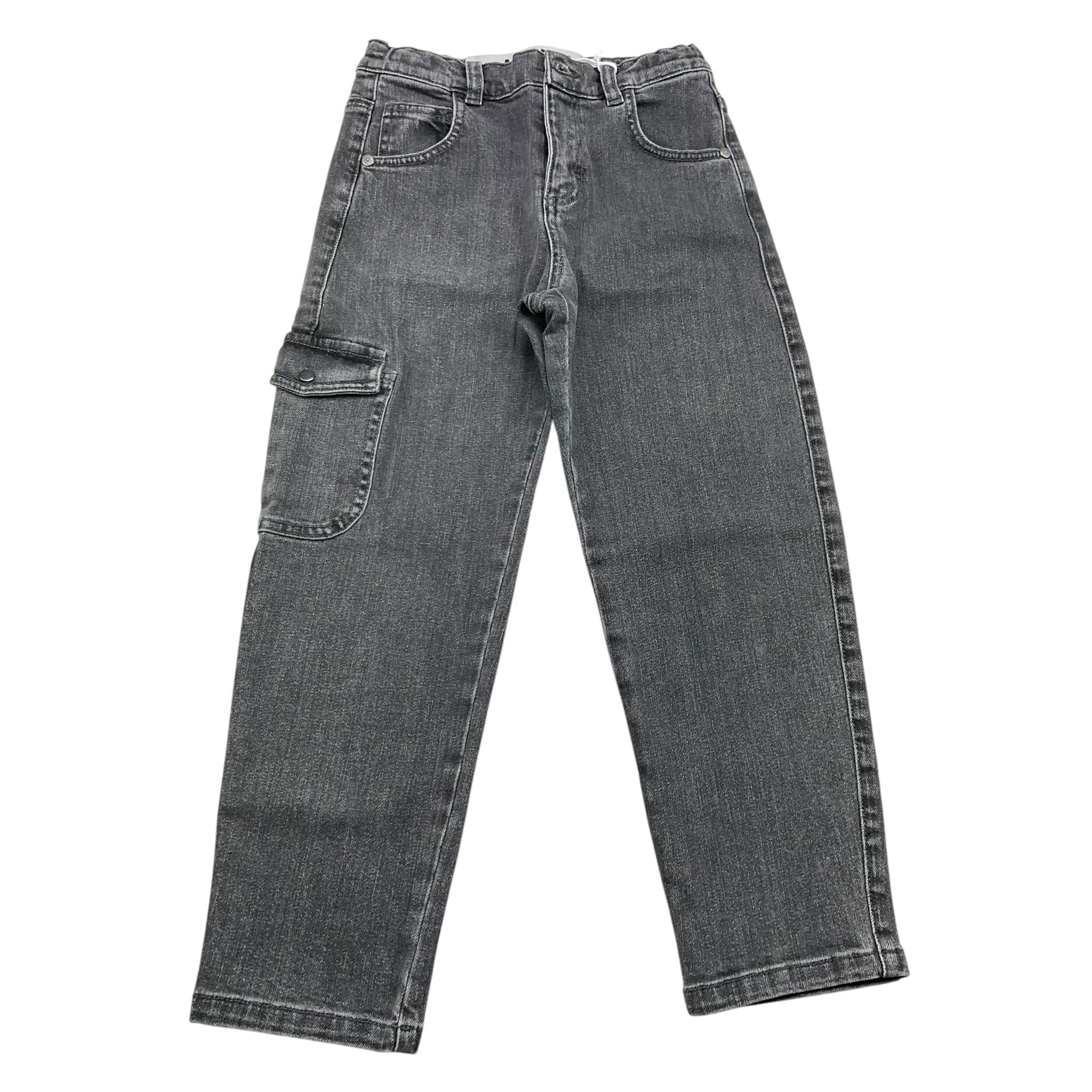ASPESI jeans tinta unita con tascone Grigio per Bambino F24051PLJ0045X GRIGIO ASPESI 