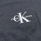 Calvin Klein T-Shirt Girocollo Tinta Unita con Logo per Bambino IU0IU00678 NERO CALVIN KLEIN 