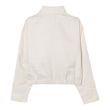 Michael Kors Camicia Tinta Unita con Bottoni per Bambina R30326X CREMA MICHAEL KORS 