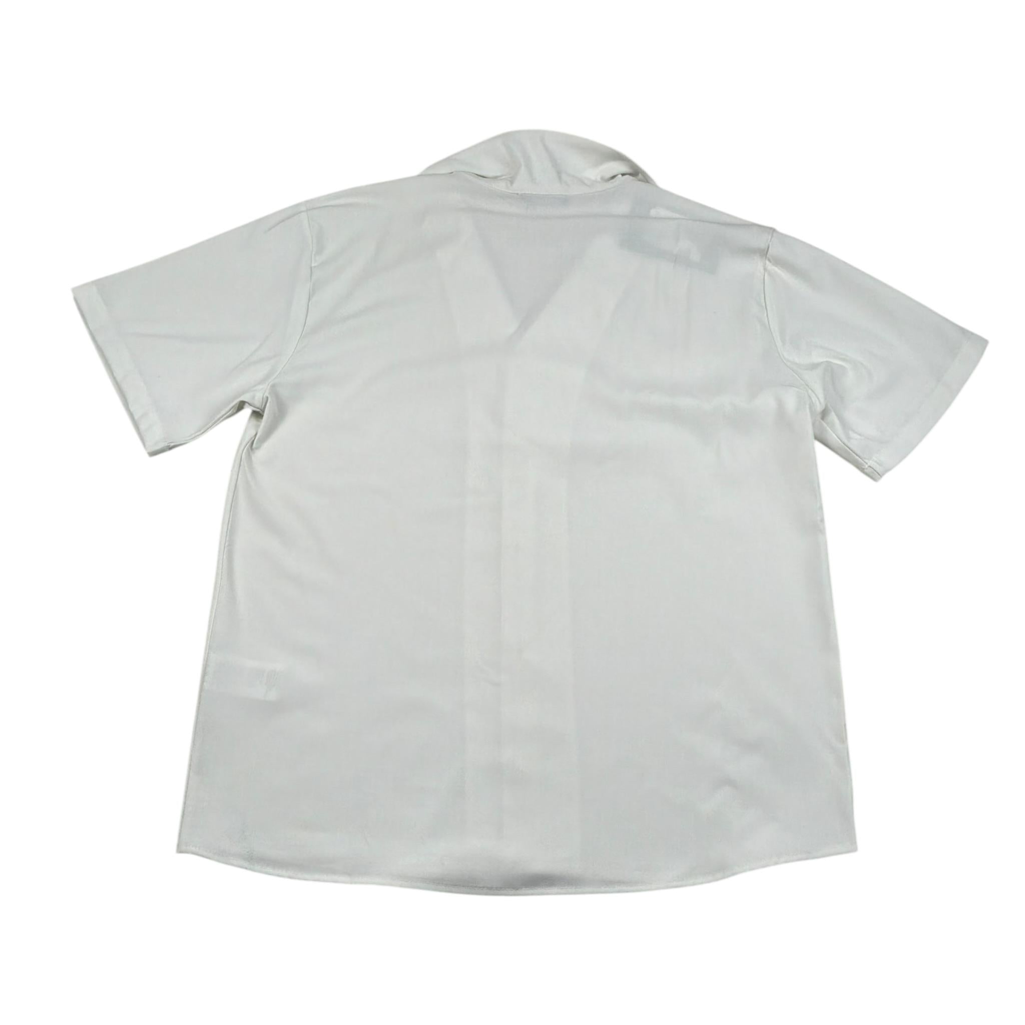 Never Too Camicia tinta unita Mezza Manica Panna per Bambino NT2335R PANNA NEVER TOO 