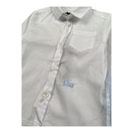 Daniele Alessandrini Camicia Manica Lunga Tinta Unita con Taschino per Neonato 1295C00072N BIANCO DANIELE ALESSANDRINI 