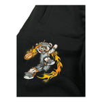 DISCLAIMER pantalone tinta unita modello tuta con stampa Nero per Bambino 24IDK58263 NERO DISCLAIMER 