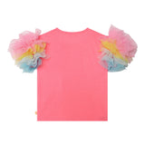 Billieblush Mädchen T-Shirt, einfarbig, neonpink