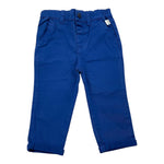 CARRE'MENT BEAU pantalone tinta unita con girovita regolabile Blu per Neonato Y04134 BLU CARRE'MENT BEAU 